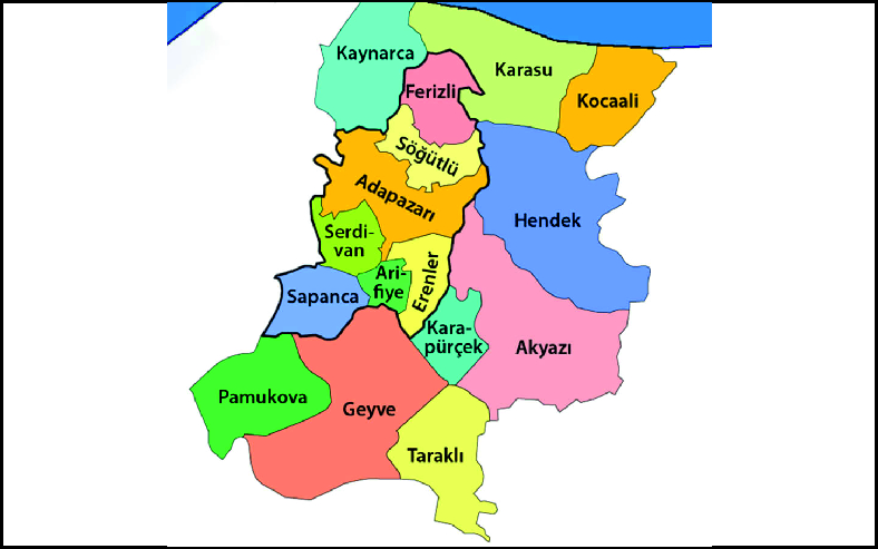 Sakarya İlaçlama Hizmet Bölgelerimiz